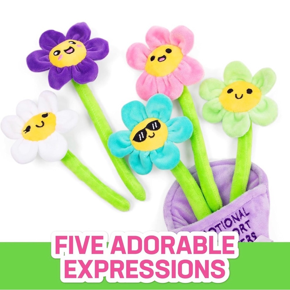Emotional Support Flowers Plush Bouquet - Picture 5 of 10